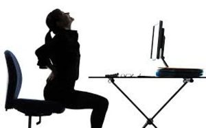 Office back pain image